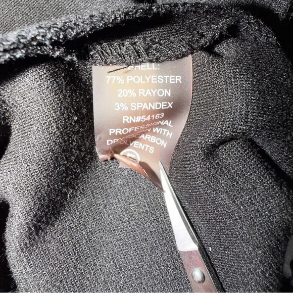 Calvin Klein Black & White Chevron Striped Sheath Dress Size 8 - Picture 12 of 12